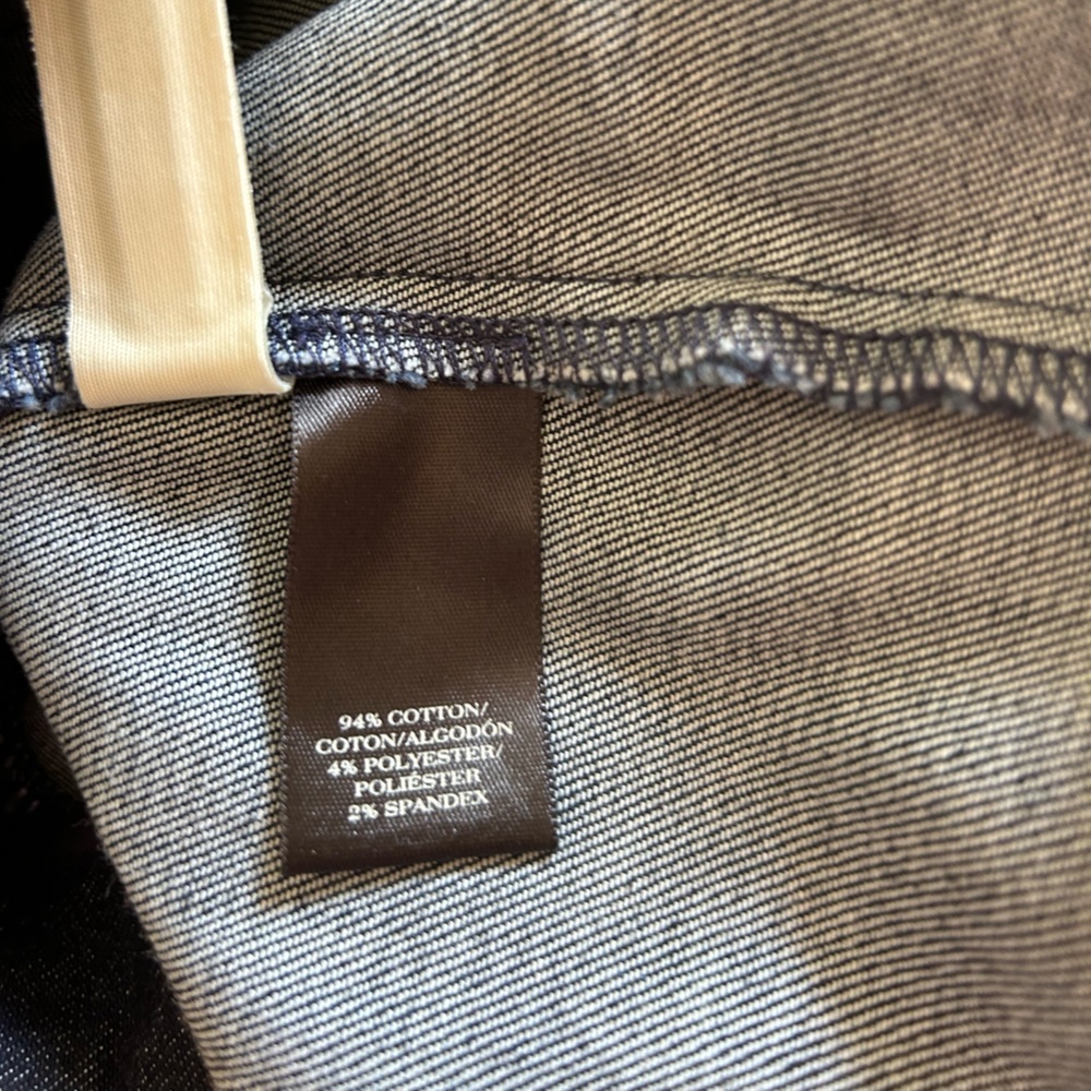 Ann Taylor Dark Blue Denim Pencil Skirt - Picture 5 of 8